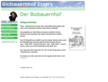 Tablet Screenshot of bio-ne.de